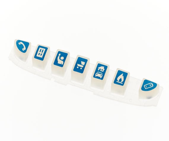 Printed Rubber Keypad