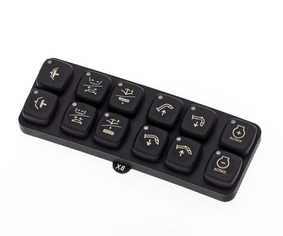 Laser Etched Rubber Keypad