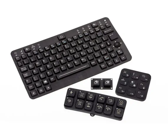 Laser Etched Rubber Keypads