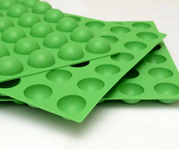 Silicone rubber mould for wax, soap or shampoo.